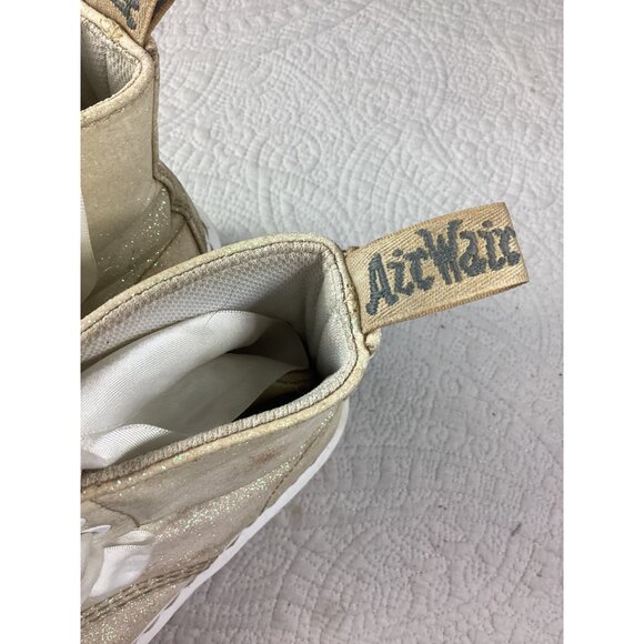 Dr. Doc Martens Womens Molly Glitter Platform Boots W/ White Satin Laces*size 6 - Picture 16 of 16